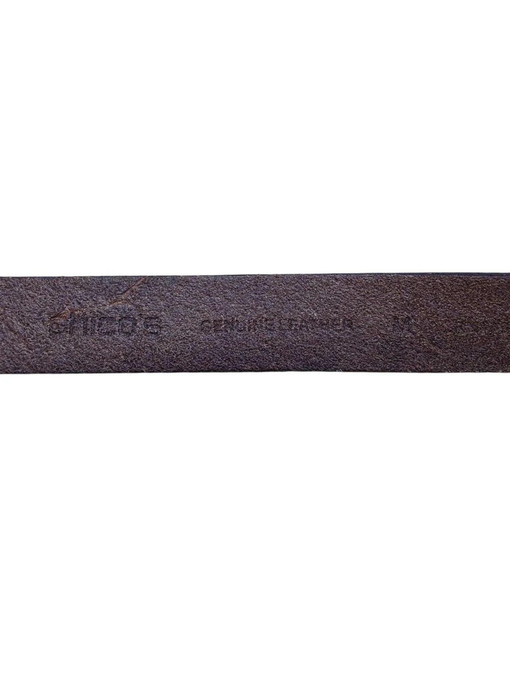 Chicos Brown Leather Belt 1